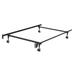 Alwyn Home Metal Twin Size Bed Frame Metal in Black | 9 H x 64 W x 39 D in | Wayfair ANEW1153 37383338