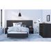 Brayden Studio® Etting Platform Bed Metal in Black/Brown | 11.75 H x 55.25 W x 76 D in | Wayfair BRYS3075 32000641