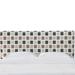 Brayden Studio® Thedford Upholstered Panel Headboard Cotton in Black | 51 H x 78 W x 4 D in | Wayfair BRAY3761 38312669