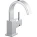 Delta Vero Single Hole Bathroom Faucet w/ Drain Assembly, Single Handle Bathroom Sink Faucet in Gray | Wayfair 553LF