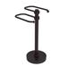 Allied Brass 2 Arm Guest Free Standing Towel Stand Metal in Brown | 15 H in | Wayfair TS-15G-ABZ