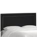 Darby Home Co Woolard Velvet Panel Headboard Upholstered/Velvet in Black | 51 H x 56 W x 4 D in | Wayfair DBHC7990 34831147