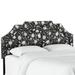 Darby Home Co Dwyer Linen Upholstered Panel Headboard Cotton in White/Black | 51 H x 56 W x 4 D in | Wayfair AFFC6A83FCD448BA99DC67371711A2EC