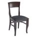 Darby Home Co Tymon Side Chair Faux Leather/Upholstered in Black/Brown | 35 H x 19 W x 20 D in | Wayfair DBHM2938 41194050