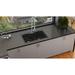 Elkay Quartz Luxe 33" L x 22" W Double Basin Drop-In Kitchen Sink w/ Aqua Divide Stainless Steel in Gray | 9.5 H x 33 W x 22 D in | Wayfair