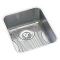 Elkay Lustertone 14" L x 18.5" W Undermount Kitchen Sink w/ Basket Strainer Stainless Steel in Gray | 7.88 H x 14 W x 18.5 D in | Wayfair
