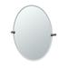 Gatco Bleu Modern & Contemporary Beveled Frameless Bathroom Mirror Metal in Black | 32 H x 28.25 W x 2 D in | Wayfair 4719mxlg