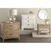 Grain Wood Furniture Loft 1 - Drawer Solid Wood Nightstand Wood in White/Brown | 18.5 H x 22.25 W x 17 D in | Wayfair LF0468