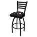 Holland Bar Stool NHL Swivel Bar Stool Upholstered/Metal in Brown | 19 W x 19 D in | Wayfair L01436PhiFly-B