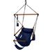 Arlmont & Co. Bryanna Chair Hammock Polyester in Blue | 46 H x 36 W x 32 D in | Wayfair FRPK1563 42693669