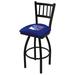 Holland Bar Stool NHL Swivel 36" Extra Tall Stool Upholstered/Metal in Black | 50 H x 19 W x 19 D in | Wayfair L01836NYRang