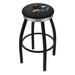 Holland Bar Stool NHL 36" Swivel Bar Stool Upholstered/Metal in Black | 36 H x 19 W x 19 D in | Wayfair L8B2C36SJShar