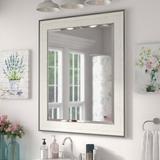 Charlton Home® Traditional Accent Mirror Wood in Gray | 37 H x 31 W x 1.25 D in | Wayfair 8FC4271D4398493E83C00C2B10527871