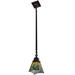 Meyda Lighting Mackintosh 1-Light Single Cone Pendant Glass in Blue/Brown/White | 46.5 H x 5 W x 5 D in | Wayfair 20061