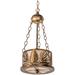 Meyda Lighting 1 - Light Unique/Statement Drum Pendant, Copper in Brown | 25 H x 10 W x 10 D in | Wayfair 48347