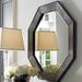 Lexington MacArthur Park Riva Octagonal Mirror Leather | 36 H x 36 W x 2 D in | Wayfair 729-201