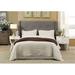 Modus Furniture Tufted Upholstered Low Profile Standard Bed Wood in Brown/Gray | 54 H x 83 W x 95 D in | Wayfair 3ZH3L67