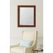 Melissa Van Hise Bead Napa Resin Frame Wall Mirror Resin in Black | 35 H x 29 W x 2 D in | Wayfair MIR3652228