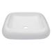 Novatto Ceramic Square Vessel Bathroom Sink | 4.25 H x 18.5 W x 18.5 D in | Wayfair TP-V02W