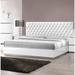 Orren Ellis Kajal Upholstered Platform Bed Upholstered in Gray | 46 H x 87 W x 87 D in | Wayfair ORNE3369 41927473