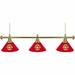 Trademark Global Fire Fighter 3-Light Pool Table Cone Pendant, Metal in Yellow | 14 H x 60 W x 14 D in | Wayfair FF603