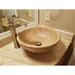 TashMart Classic Stone Handmade Circular Vessel Bathroom Sink in Gray | 6 H x 16 D in | Wayfair TM011-N