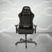 Techni Sport Racer Video Gaming Chair in Black | 52.5 H x 29 W x 26.5 D in | Wayfair RTA-TSF44-BK