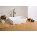 Cheviot Products Riviera Vitreous China Rectangular Vessel Bathroom Sink | 6 H x 19.75 W x 15 D in | Wayfair 1258-WH