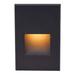 WAC Landscape Lighting Low Voltage Step Light Metal in Black/Brown | 5 H x 3 W x 1.5 D in | Wayfair 4021-27BK
