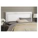 House of Hampton® Dannilyn Nail Buttoned Panel Headboard Upholstered/Microfiber/Microsuede in Black | 52 H x 56 W x 4 D in | Wayfair