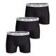 Björn Borg Men's Sammy Contrast Solid Boxer Shorts, Black, XL UK , Pack of 3
