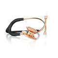 MDF MD One Stainless Steel Stethoscope, Adult, Black Tube, Rose Gold Edition Chestpieces-Headset, MDF777RG11