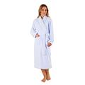 Slenderella HC8307 Women's Blue Robe Long Sleeve Dressing Gown Large