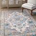 Green 63 x 0.32 in Area Rug - Bloomsbury Market Ravenstein Oriental Cerulean Area Rug Polyester | 63 W x 0.32 D in | Wayfair BBMT6758 41400181