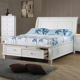 Lark Manor™ Aivry Storage Bed Wood in Brown/Green/White | 51.75 H x 58 W x 89.75 D in | Wayfair 21918756C5BB4100B69D7061A817543E