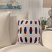 Beachcrest Home™ Aksel Square Pillow Cover & Insert Polyester/Polyfill blend in Red | 20 H x 20 W x 7 D in | Wayfair