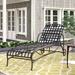 Lark Manor™ Arifa 73" Long Reclining Single Chaise Metal in Black | 32 H x 26 W x 73 D in | Outdoor Furniture | Wayfair