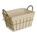 August Grove® Metal Basket Metal in Gray | 7.5 H x 13 W x 9 D in | Wayfair AGTG8103 45461662