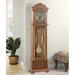 Alcott Hill® 72" Wood Grandfather Clock Wood in Brown | 71.25 H x 19.25 W x 8.625 D in | Wayfair ALTH2924 42420890