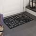 August Grove® Eleanora 30 in. x 20 in. Non-Slip Indoor/Outdoor Door Mat Rubber in Black | Wayfair AGTG3563 42892787