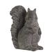 August Grove® Anglay Cement Sitting Squirrel Figurine in Gray | 7.75 H x 6.75 W x 3.75 D in | Wayfair AGTG7610 45143343