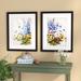 Alcott Hill® 'Wild Garden' - 2 Piece Picture Frame Graphic Art Print Set on Paper in Blue/Green | 20 H x 16 W x 0.75 D in | Wayfair