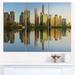 Design Art 'Shanghai Huangpu River at Sunset' Photographic Print Multi-Piece Image on Canvas in Blue | 28 H x 36 W x 1 D in | Wayfair PT15671-3P