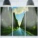 Design Art 'Straight Cypress Trees Boulevard' Photograph Multi-Piece Image on Metal in Green | 28 H x 36 W x 1 D in | Wayfair MT13219-3P