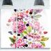 Design Art 'Watercolor Floral Composition' 3 Piece Painting Print on Metal Set Canvas in Pink | 28 H x 36 W x 1 D in | Wayfair MT14944-3P