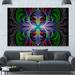 Design Art 'Beautiful Fractal Stained Glass' Graphic Art on Canvas in Blue/Gray/Green | 8 H x 12 W x 1 D in | Wayfair PT15861-12-8