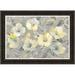 Ashton Wall Décor LLC 'Fading Spring Gray' Framed Painting Print Paper in Gray/Green/Yellow | 31.5 H x 43.5 W x 3.5 D in | Wayfair 6234