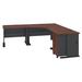 Bush Business Furniture L-Shape Executive Desk Wood in Brown | Wayfair SRA041HCSU