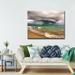 Highland Dunes 'Looming Fury' - Wrapped Canvas Photographic Print Canvas in Blue/Brown/Gray | 20 H x 30 W x 1.5 D in | Wayfair BLMK4691 44379969