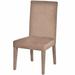 Side Chair - Ophelia & Co. Dwain 25" Wide Side Chair in Brown/White | 42 H x 25 W x 21.5 D in | Wayfair BLMK6715 45093432